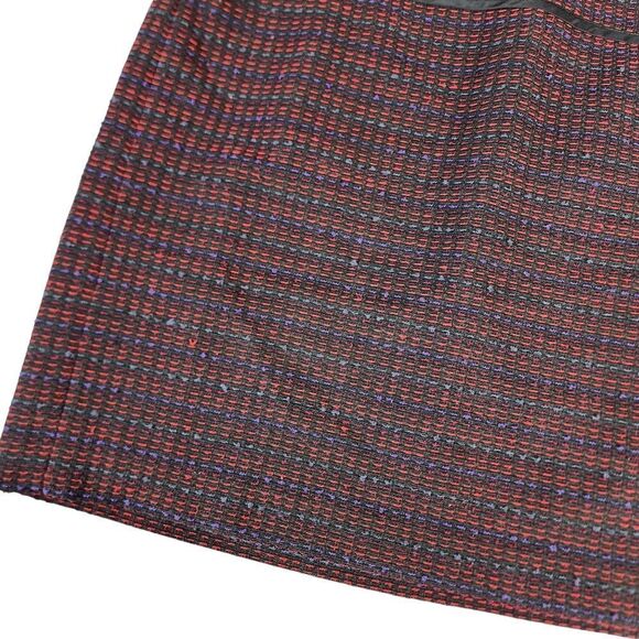ANN TAYLOR LOFT Eggplant Purple Tweed Mini Skirt - Picture 6 of 11